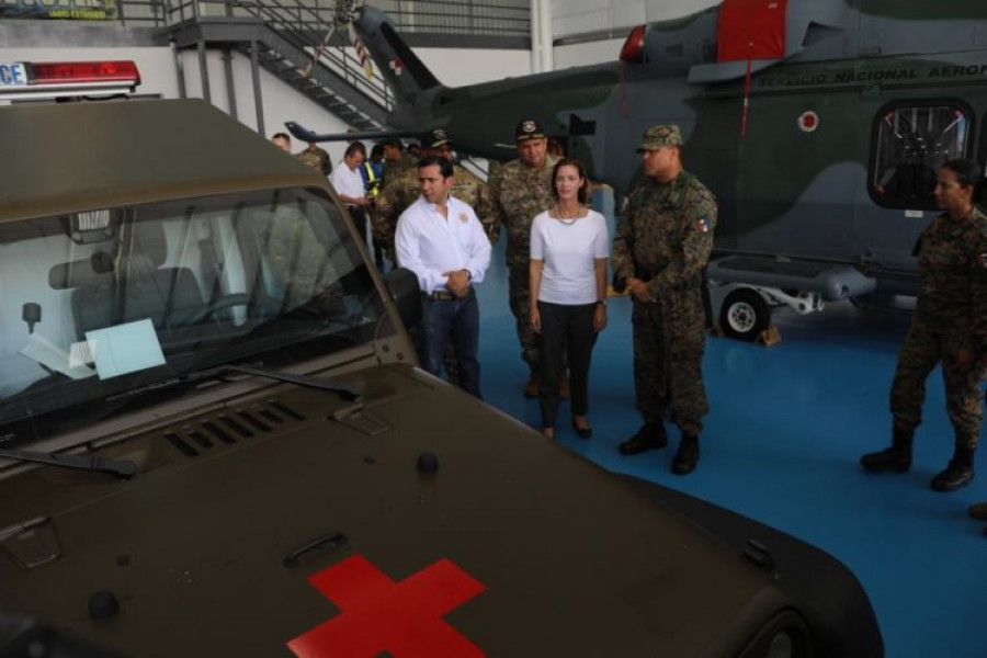 Parte de los equipos donados por Estados Unidos a Panamá. Foto. Embajada de EEUU en Panamá.