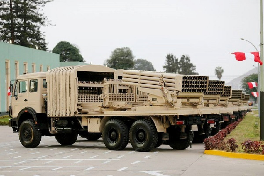 Peru MLRS Norinco Tipo 90B  EP Jul2014 MinDefPeru