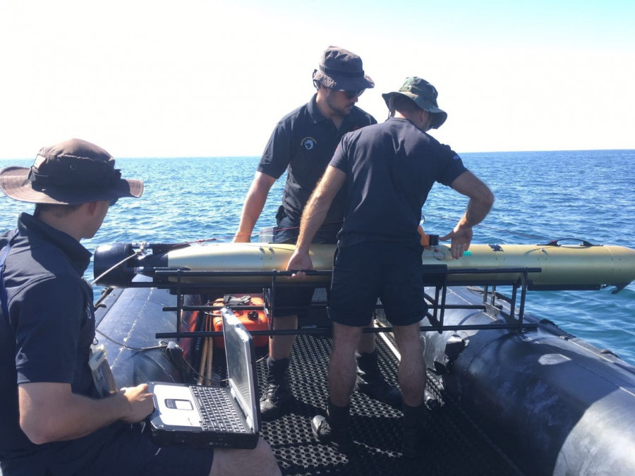 UUV Gavia de la Marina portuguesa. Foto: GMV