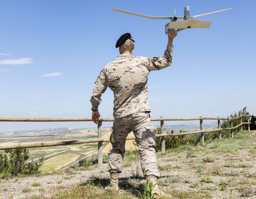 RPAS Raven del Escuadrón de Apoyo al Despliegue Aéreo EADA. Foto: Ejército del Aire