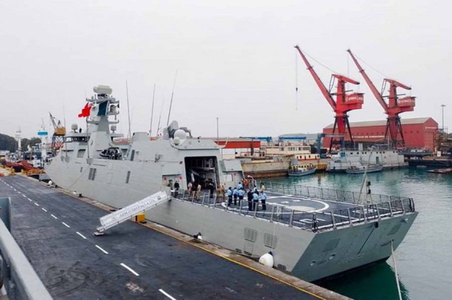 La POLA ARM Reformador en el muelle de la Base Naval del Callao. Foto: Marina de Guerra del Perú