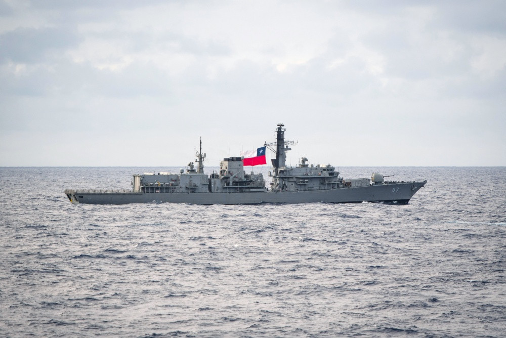 FF 07 Almirante Lynch en operaciones en la mar ejercicio Rimpac 2018