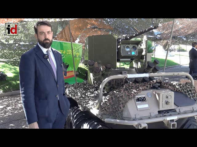 GDELS-SBS presenta su UGV Mutt con la torre Guardian 2.0 de Escribano en Toledo