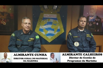 Entrevista a los almirantes Cunha y Calheiros de la Marina de Brasil sobre el nuevo buque antártico