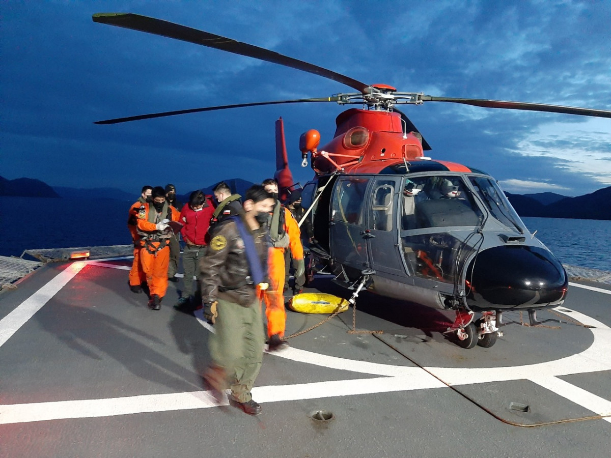 Terzona aeroevacuaciu00f3n Puerto Edu00e9n