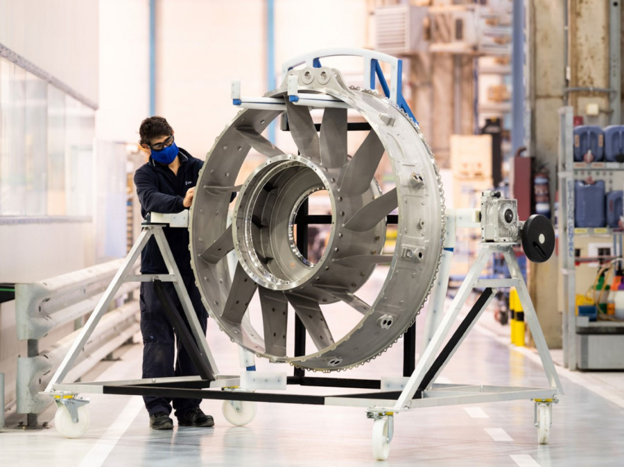 ITP Aero fabrica una de las principales estructuras del motor Ultrafan mediante impresión 3D