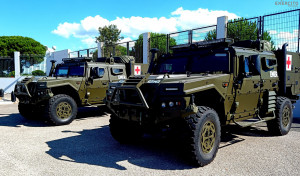 Nuevos vehículos Vamtac ST5 sanitarios del Ejército portugués
