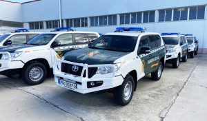 Nuevos vehículos todoterreno de la Guardia Civil