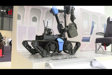 Aunav presenta por primera vez en España su robot de desactivación de explosivos