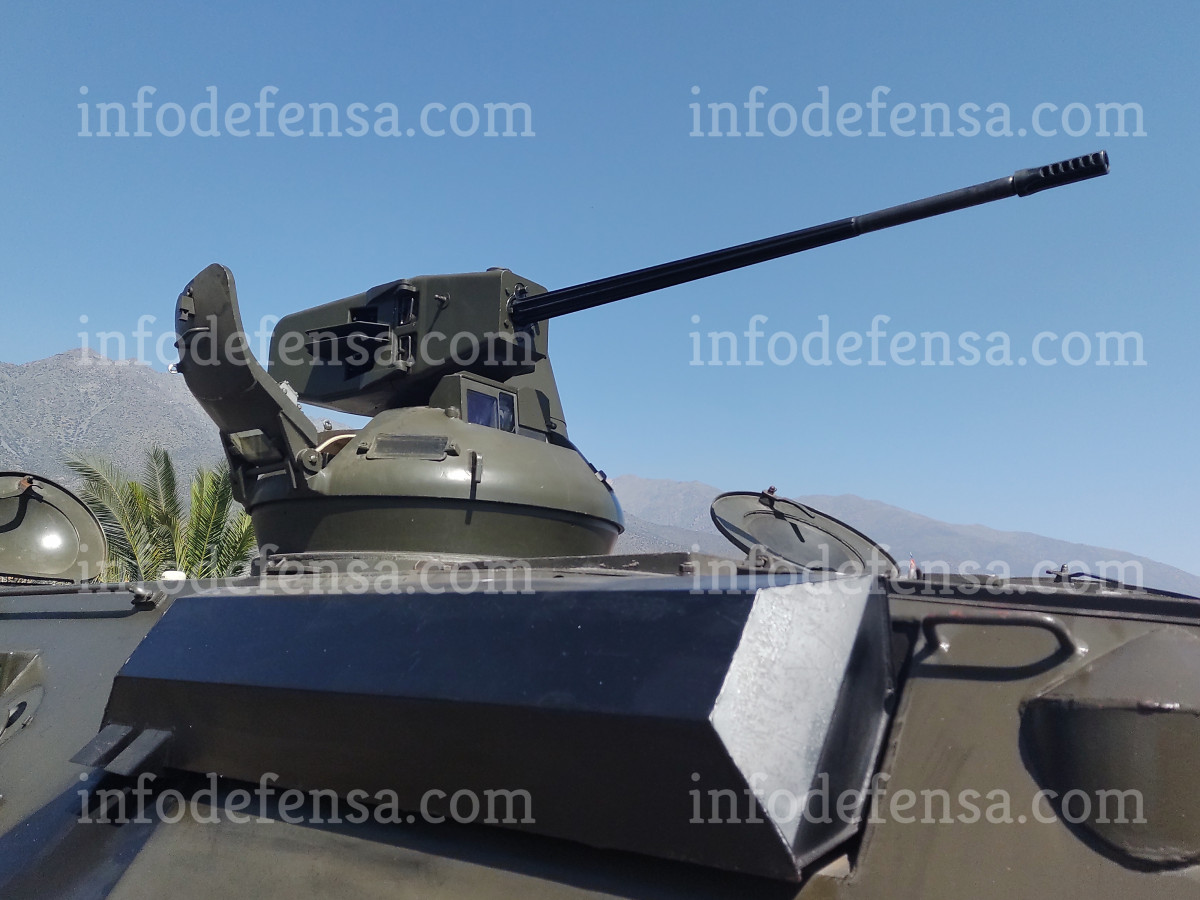 Eju00e9rcito de Chile Regimiento Buin Mowag 6x6 torre Kuka Foto NICOLAS GARCIA