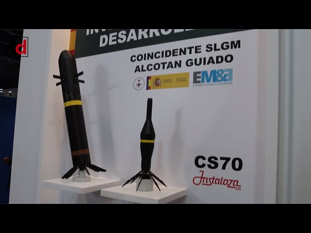 Instalaza muestra en Feindef el nuevo CS70, el Alcotán-100, las granadas Alhambra y el C90
