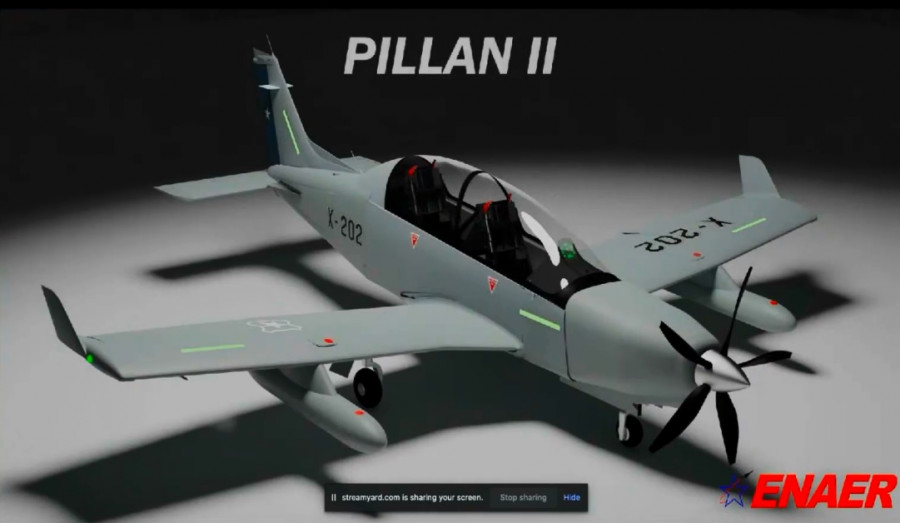Enaer ofrecerá el nuevo Pillán II al Ejército del Aire español
