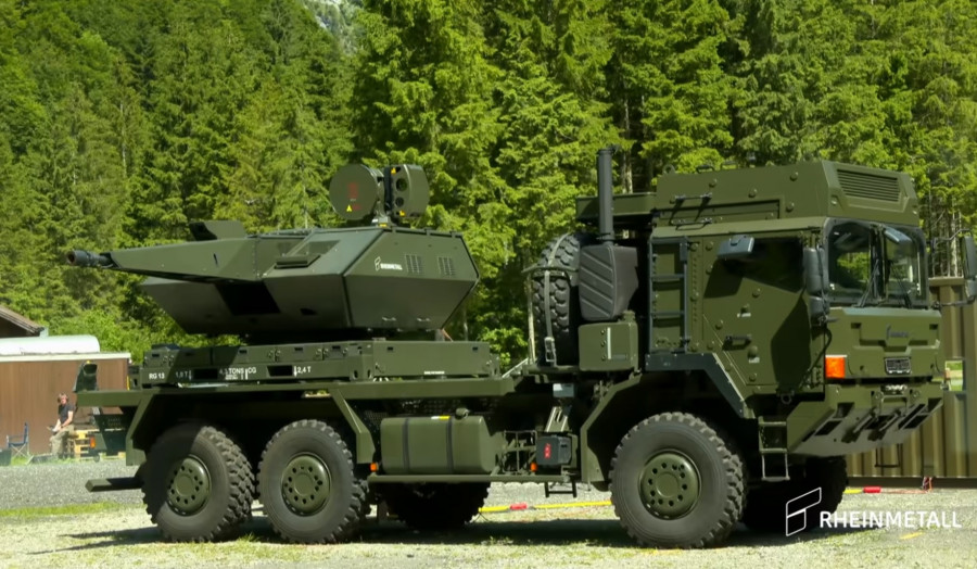 Rheinmetall demuestra la capacidad contra drones de su sistema Skynex