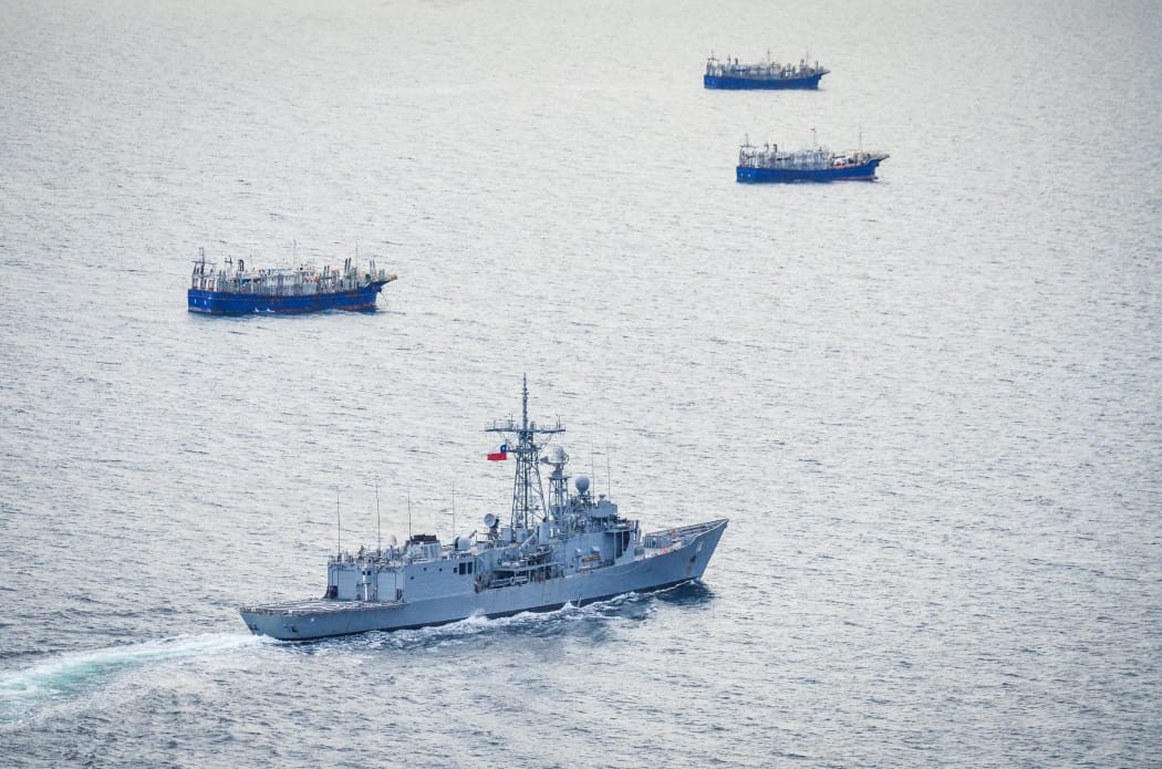 FFG14 Almirante Latorre en Magallanes Foto Armada de Chile