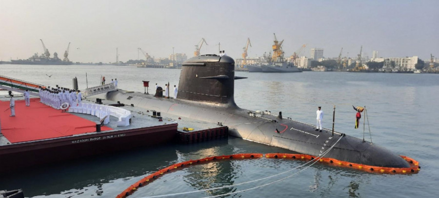 Submarino indio INS Vela Foto Naval Group