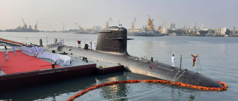 Submarino indio INS Vela Foto Naval Group
