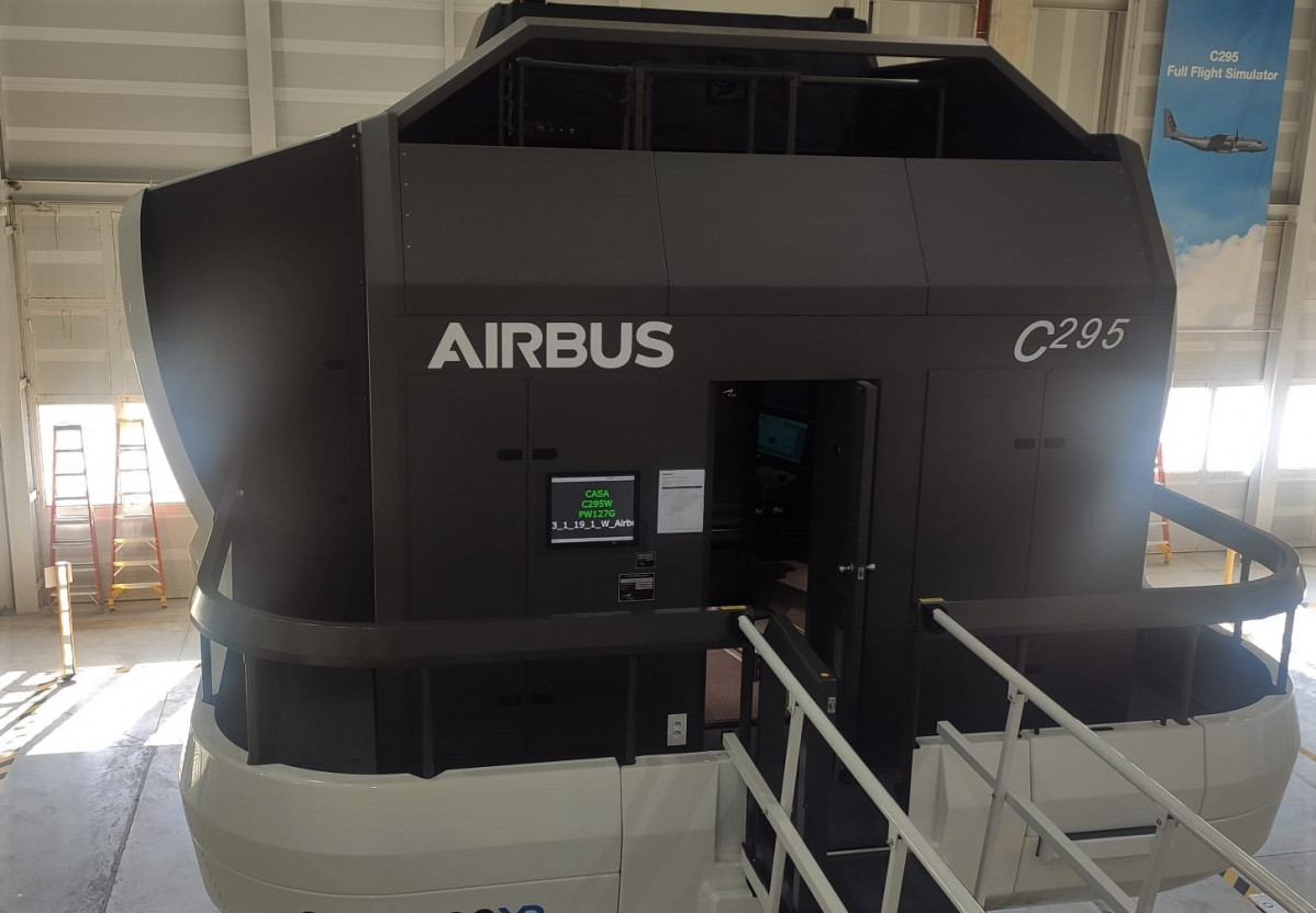 Simulador c295 airbus sevilla