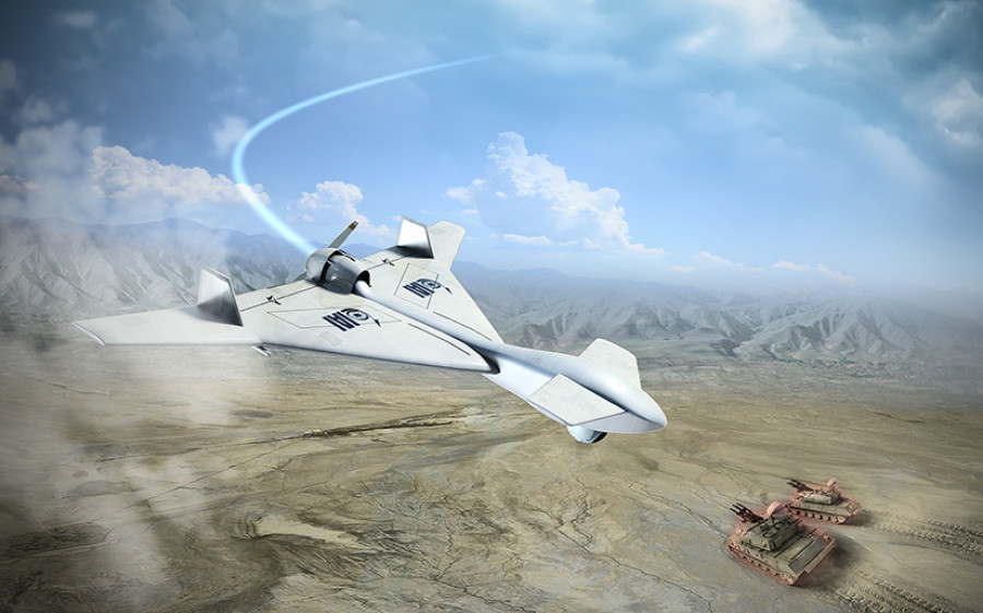 Dron kamikaze Harop. Imagen IAI