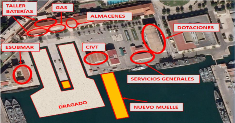 Asi se transformaru00e1 el arsenal de cartagena para recibir a los s80