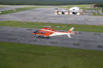 Helicóptero TH 73A. Foto Leonardo