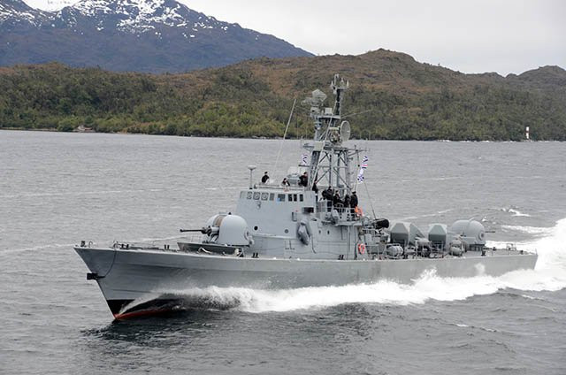 Lancha misilera Angamos foto Armada de Chile