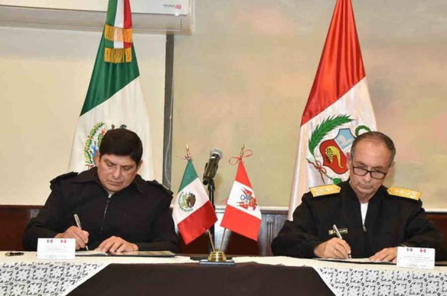 Armadas de México y Perú suscribieron 16 acuerdos en materia de inteligencia