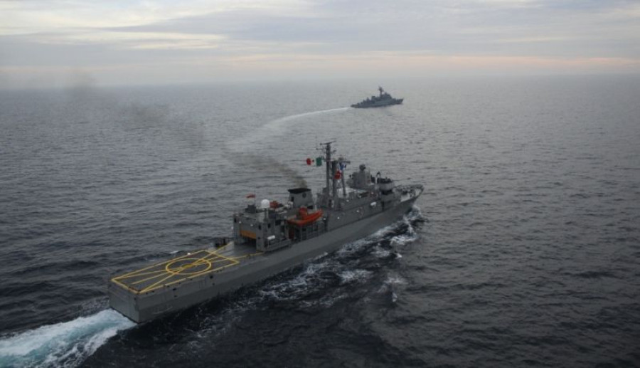 Armadas de México y Perú realizan ejercicio naval en Baja California