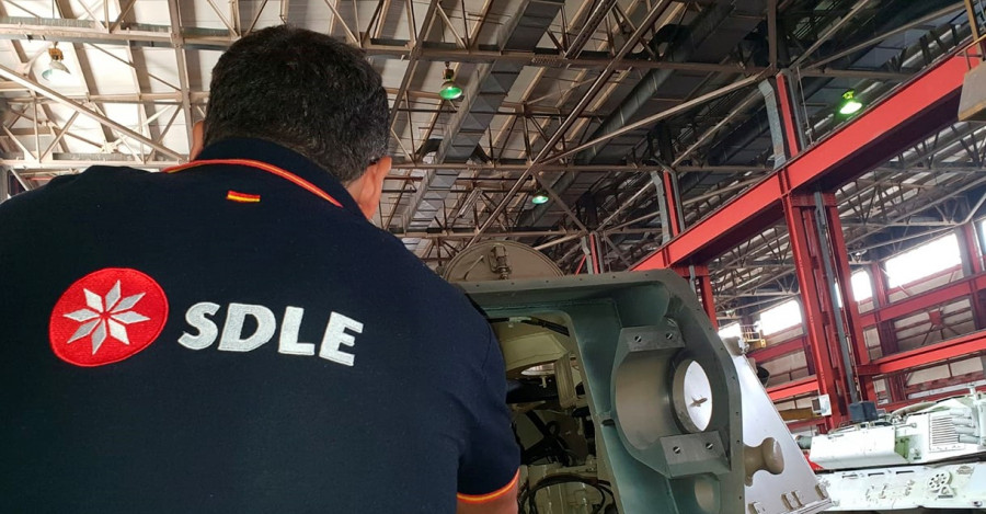 Trabajador en las instalaciones de SDLE