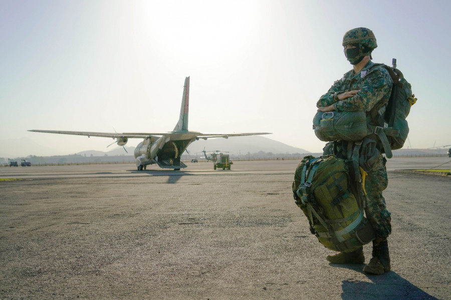 Curso de Paracaidista Básico Militar foto Ejército de Chile