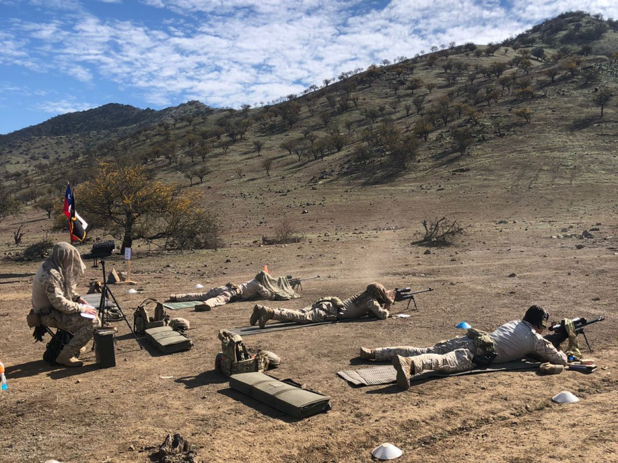 Disparo de municiu00f3n de precisiu00f3n de Famae foto Eju00e9rcito de Chile