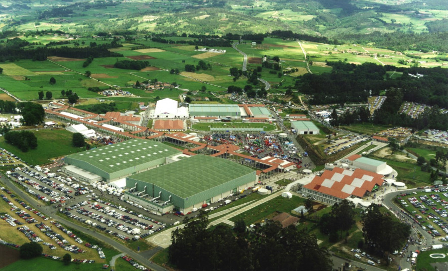 Vista aérea recinto Feira Internacional de Galicia Abanca