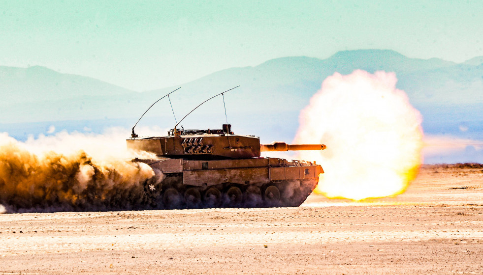 Tanque Leopard 2A4 foto Ejército de Chile