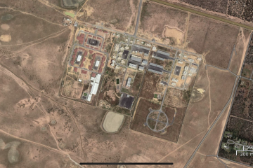 Base de defensa aérea marroquí. Imagen Google Earth