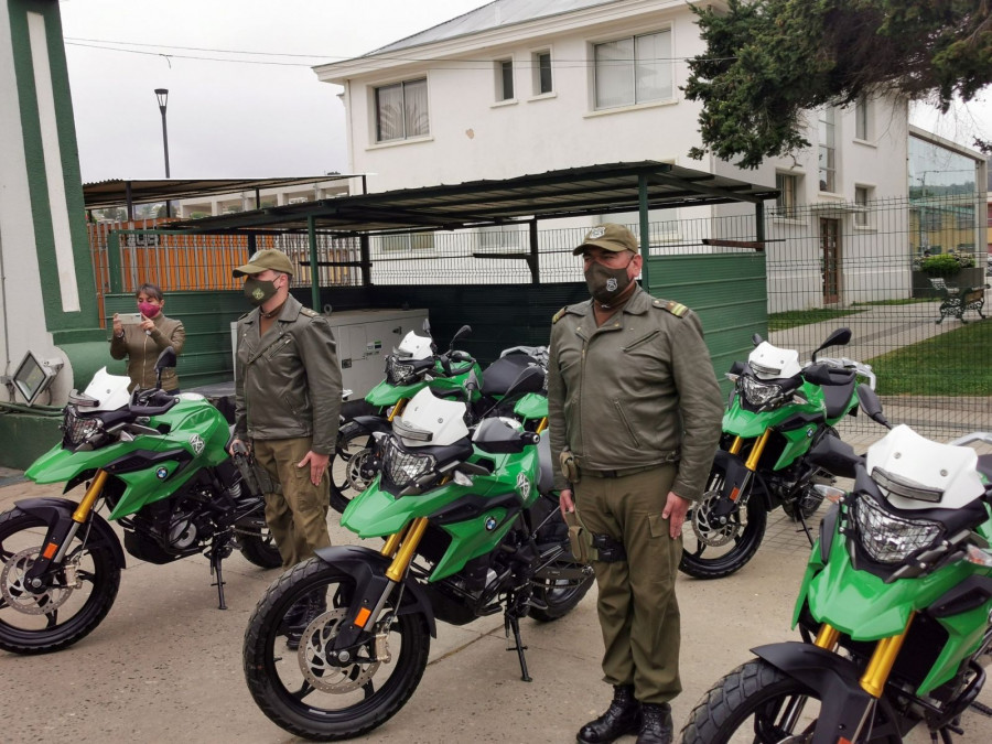 Motocicletas BMW G 310 GS P foto Gobierno Regional del Maule