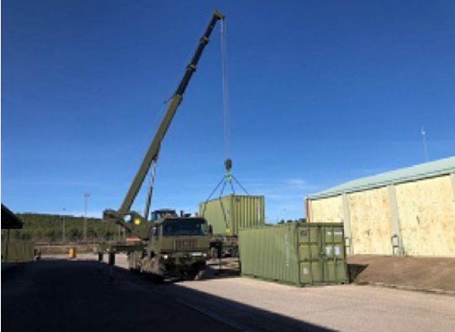 Grua ejercito de tierra