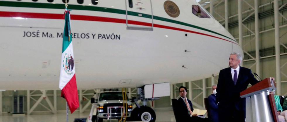 Avión presidencial de México recibirá mantenimiento preventivo en octubre
