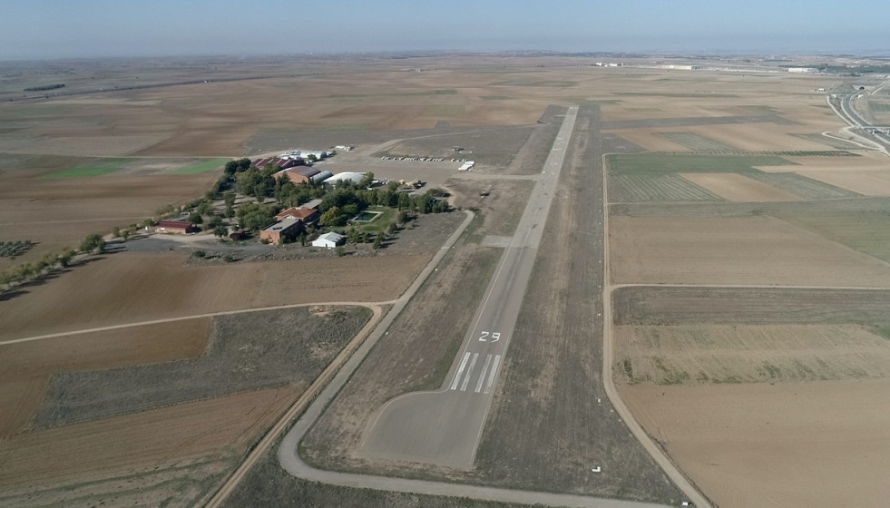 El aeródromo de Ocaña abre sus puertas el 25 de enero ante su próxima subasta pública