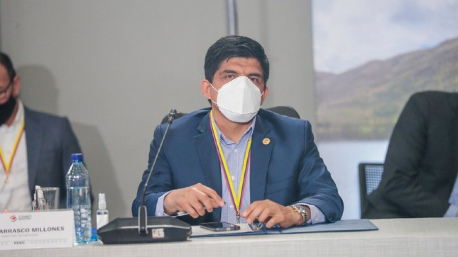 JuanCarrasco MinDefPeru GabineteBinacionalPeru Colombia ene2022 MinDefPeru