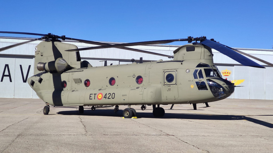 Pista helicoptero chinook f