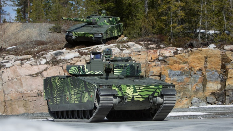 Blindados CV90. Foto BAE Systems