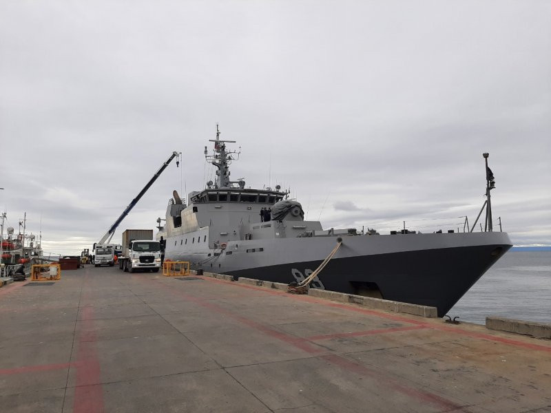 OPV Marinero Fuentealba  Comantar 2021 2022 foto Armada de Chile