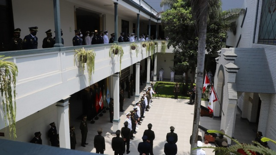 ComandoConjuntoFFAA PatioHonor SedePrincipalLima 01feb2022 65Aniversario CCFFAAPeru