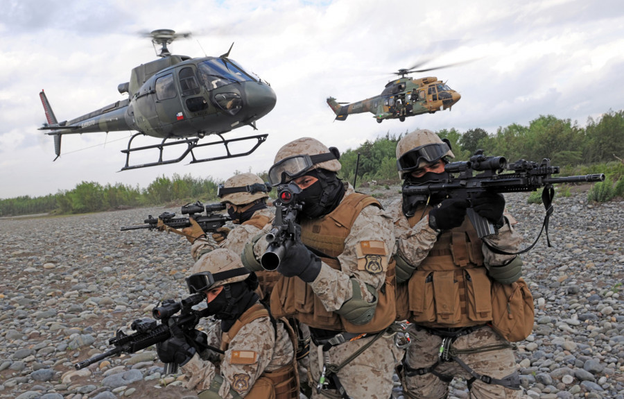 Unidades del Cope foto Ejército de Chile