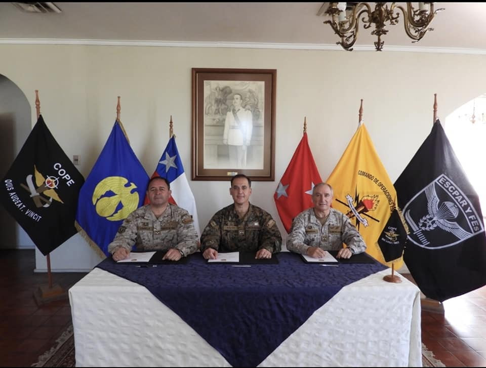 Cambio de mando en el Cope foto Eju00e9rcito de Chile