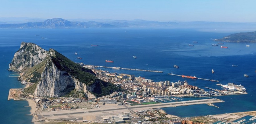 Gibraltar vista aerea