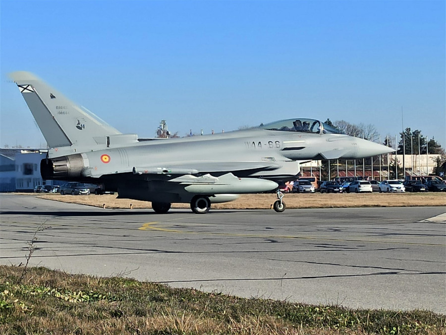 Caza eurofighter en bulgaria