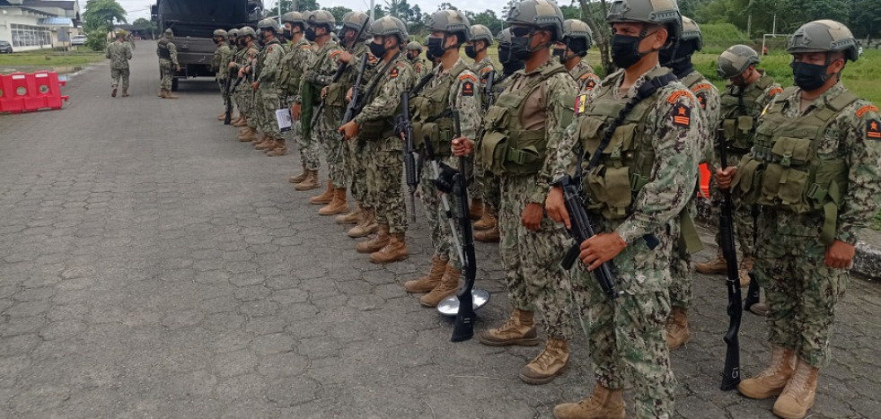 Infantería de Marina Ecuatoriana. Foto Armada del Ecuador