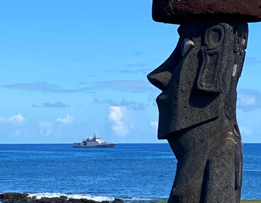 OPV 83 Comandante Toro comisión en Rapa Nui foto Armada de Chile 004