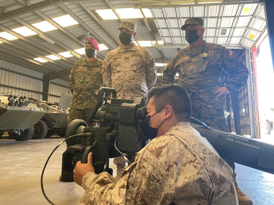 COT visita unidades de la II División Motorizada foto Ejército de Chile