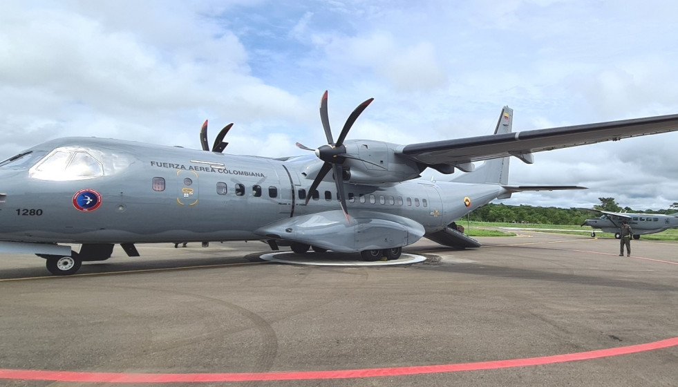 Airbus C 295 Colombiano. Foto Infodefensa